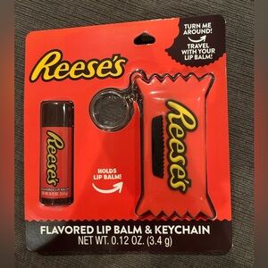 Reeses flavored Lip Balm & Keychain
